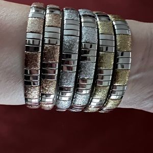 Wear all together, or separate. This bracelet is unique